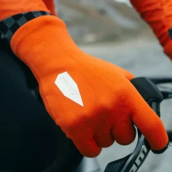 Guanti Q36.5 Winter Rain - Arancio