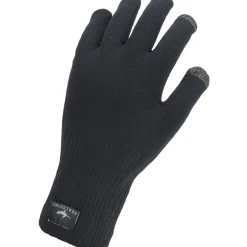 Guanti Sealskinz Waterproof All Weather Ultra Grip Knitted - Nero