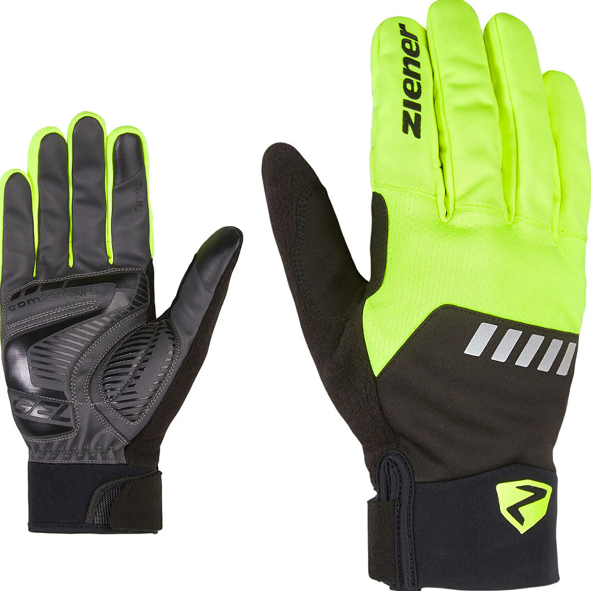Guanti Ziener DALLEN Touch - Nero giallo