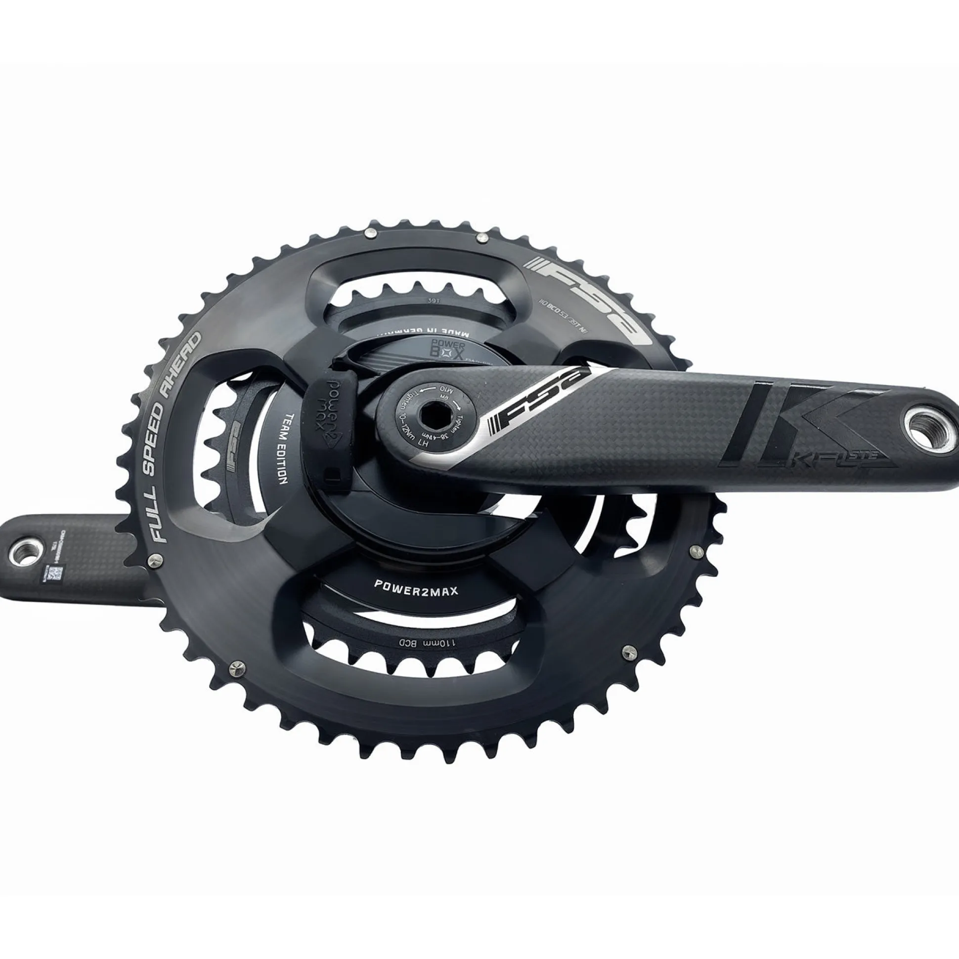 Guarnitura FSA PowerBox K-Force Team Edition - 52/36