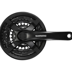 Guarnitura Shimano Tourney 6/7/8V FC-TY501 42/34/24 - Nero