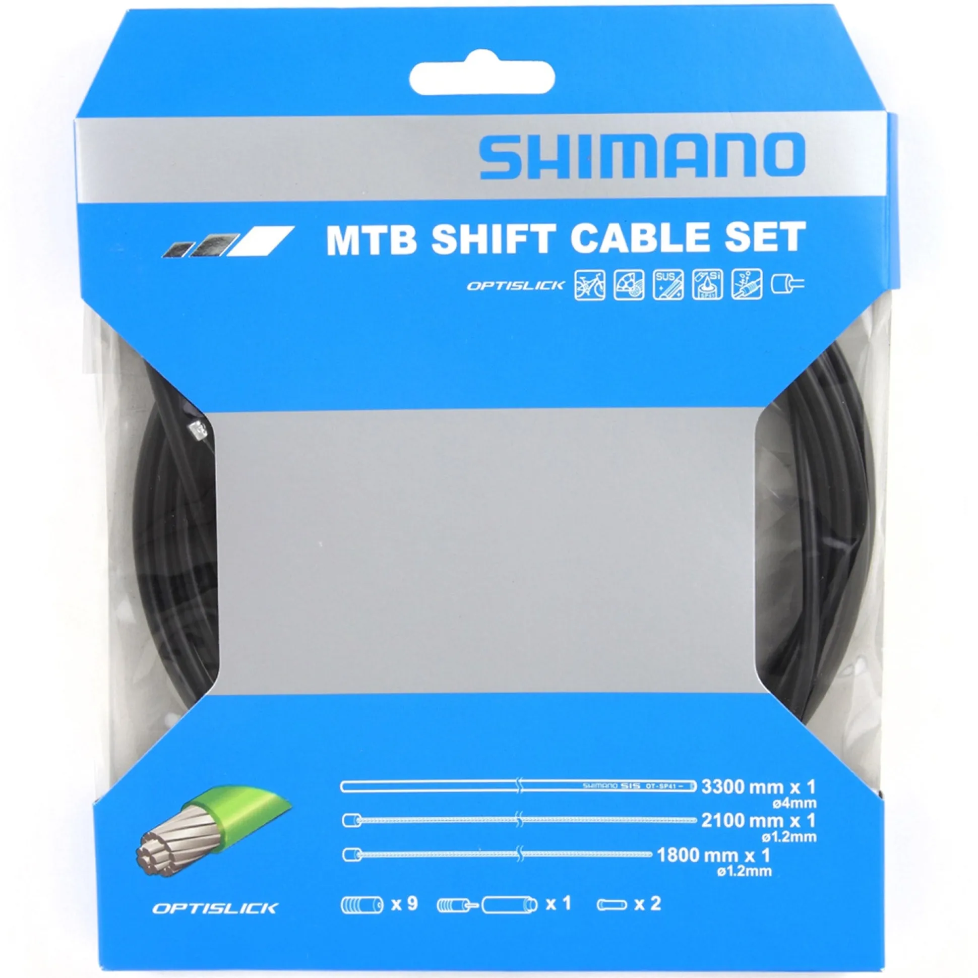 Kit Filo Shimano Cambio Optislik MTB - Nero
