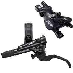 Kit freno a disco idraulico Shimano Deore XT BL-M8100 + BR-M8100 + Tubo - Anteriore