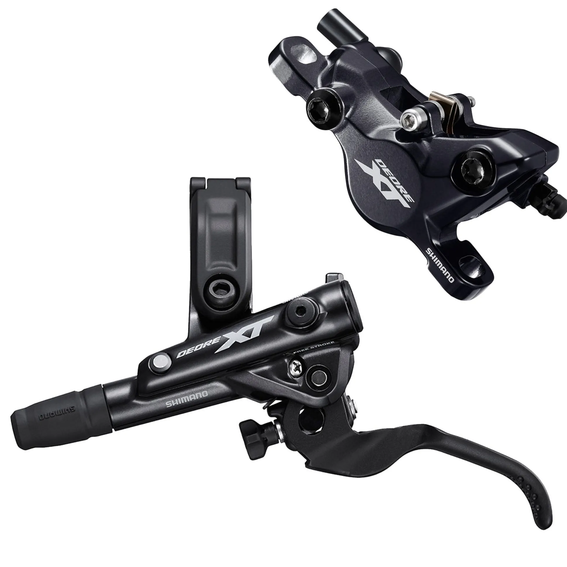 Kit freno a disco idraulico Shimano Deore XT BL-M8100 + BR-M8100 + Tubo - Anteriore