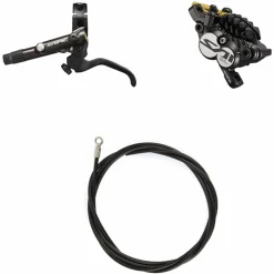 Kit freno a disco idraulico Shimano Saint BL-M820-B-L + BR-M820 - Anteriore