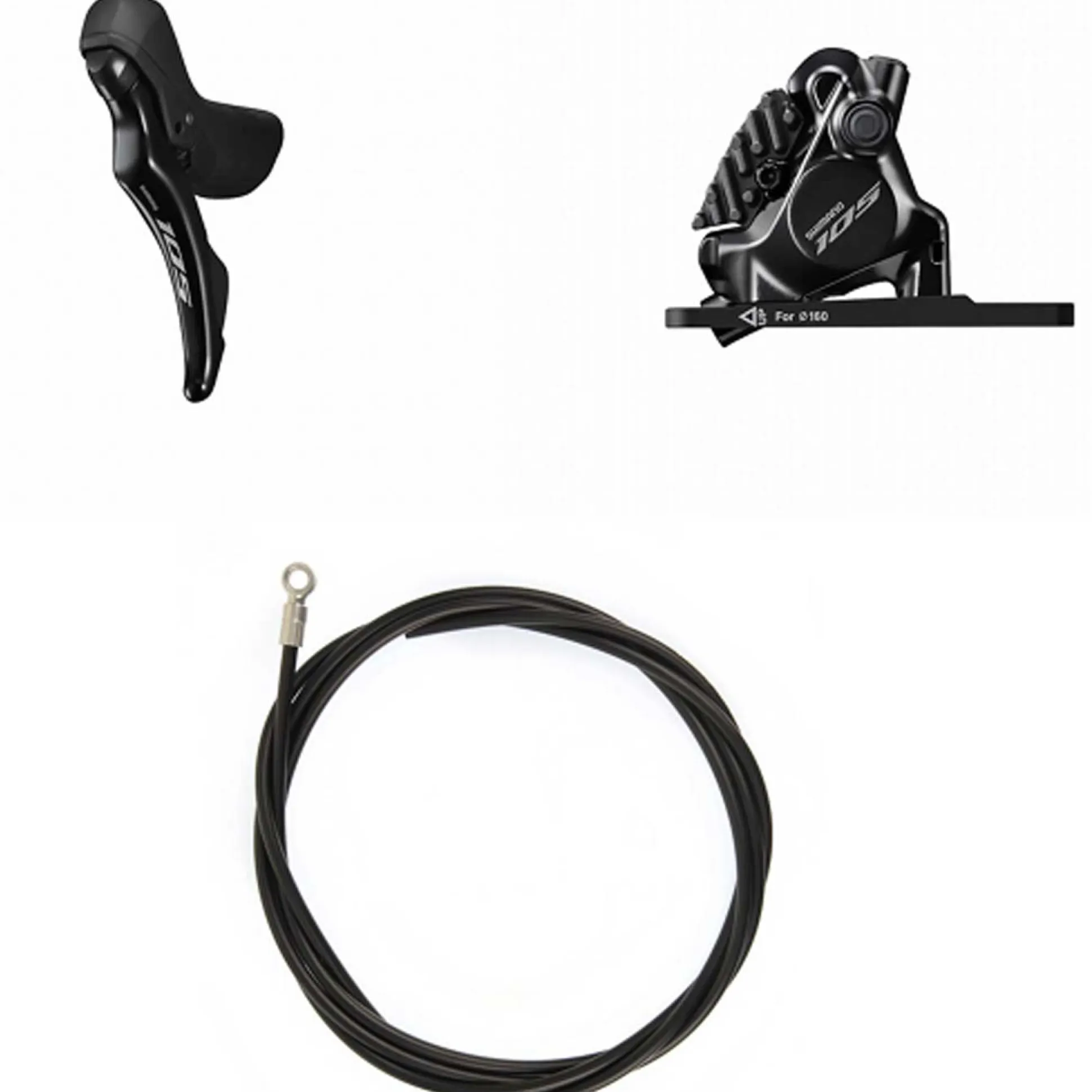 Kit freno a disco idraulico SHIMANO 105 BRR7170KT + STR7120ST - Anteriore