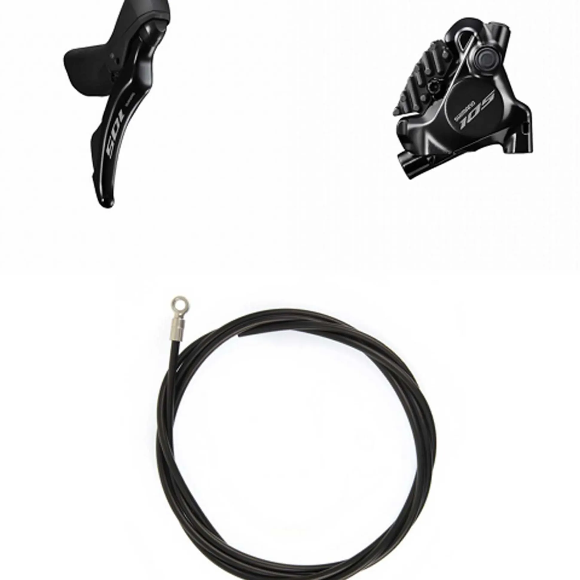 Kit freno a disco idraulico SHIMANO 105 BRR7170KT STR7120ST - Posteriore