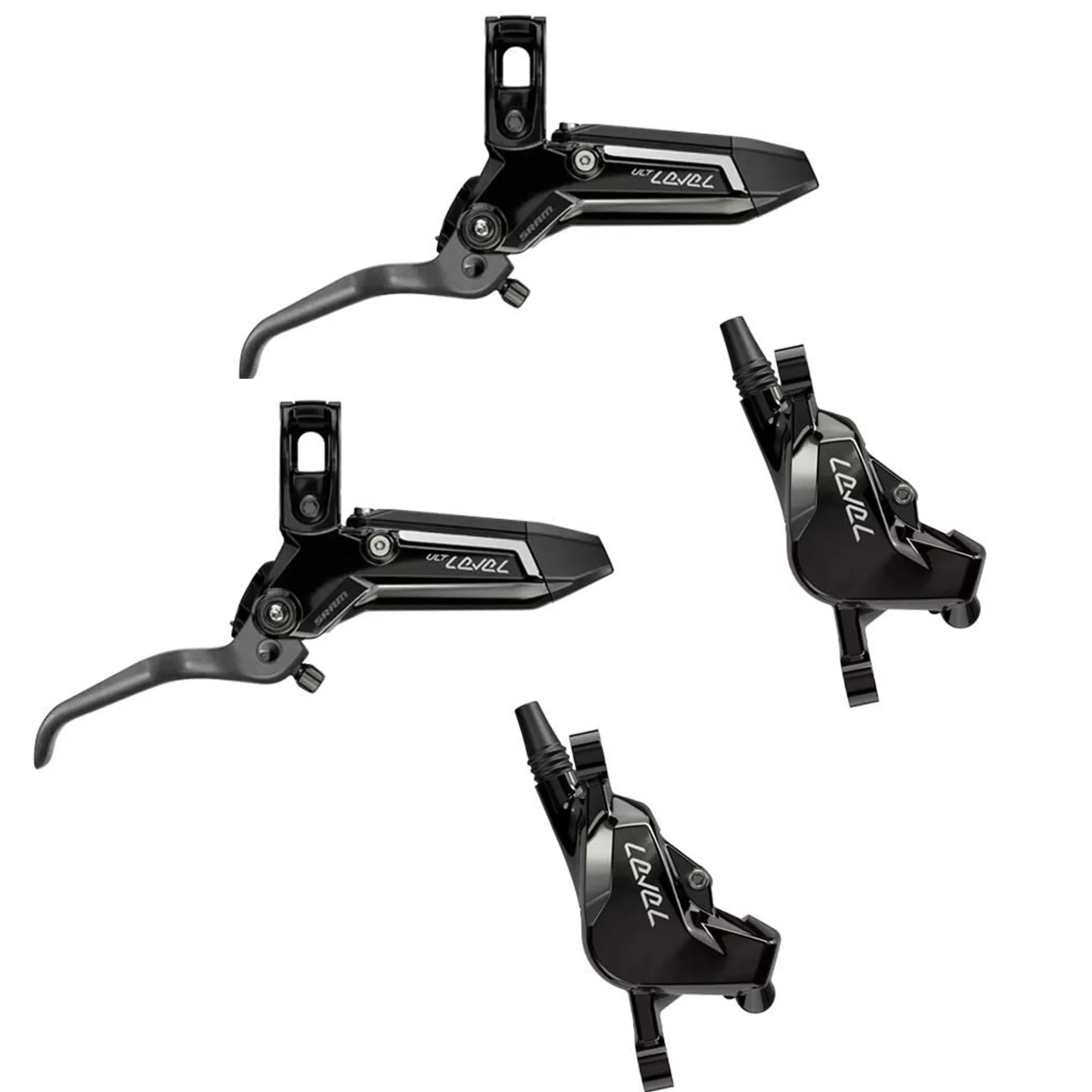 Kit freno a disco idraulico Sram Level Ultimate Stealth - Nero