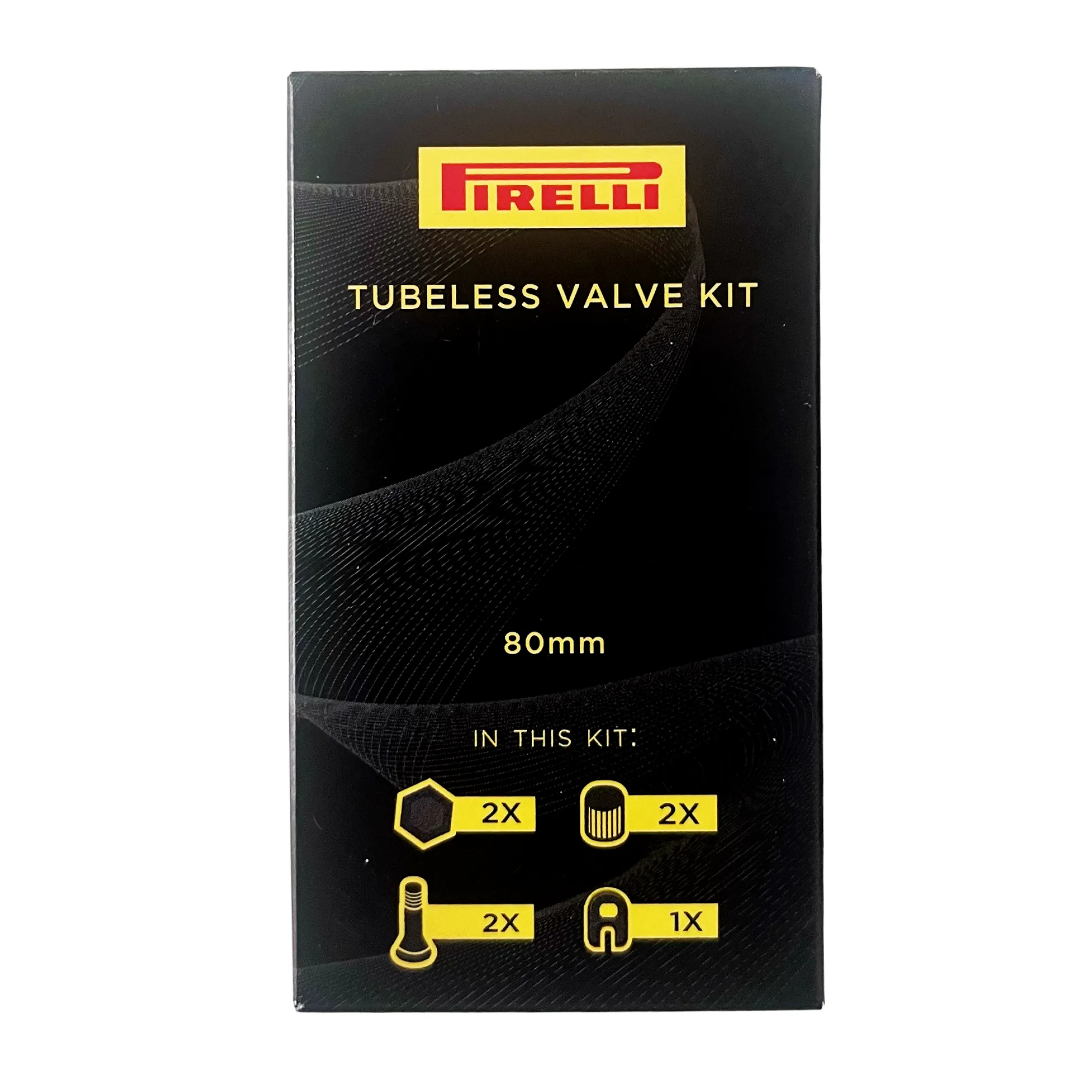 Kit valvole Tubeless Pirelli - 80 mm