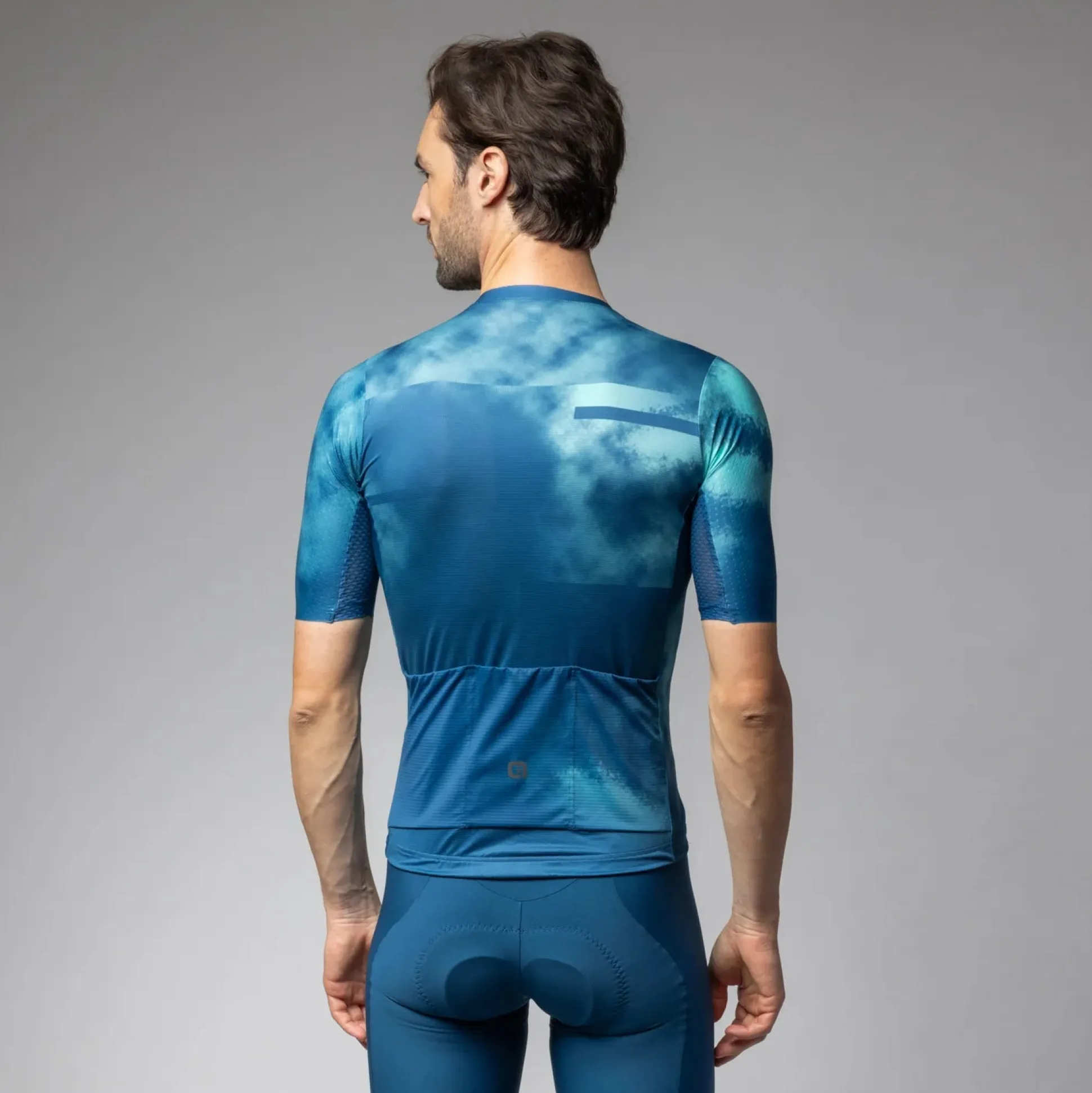 Maglia Ale PR-E Atmosfera - Blu verde