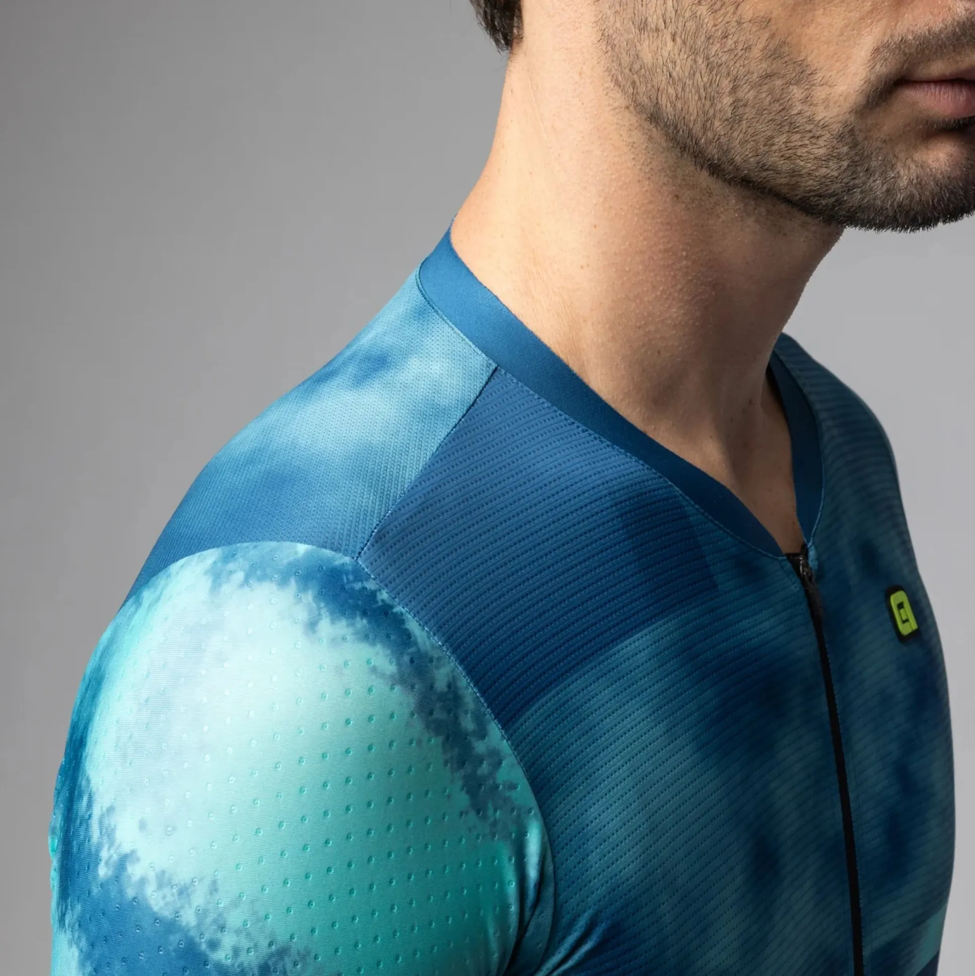 Maglia Ale PR-E Atmosfera - Blu verde