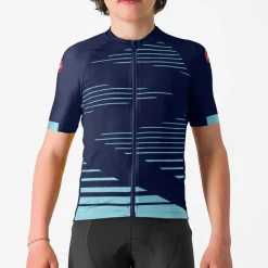 Maglia bambino Castelli Aero - Blu