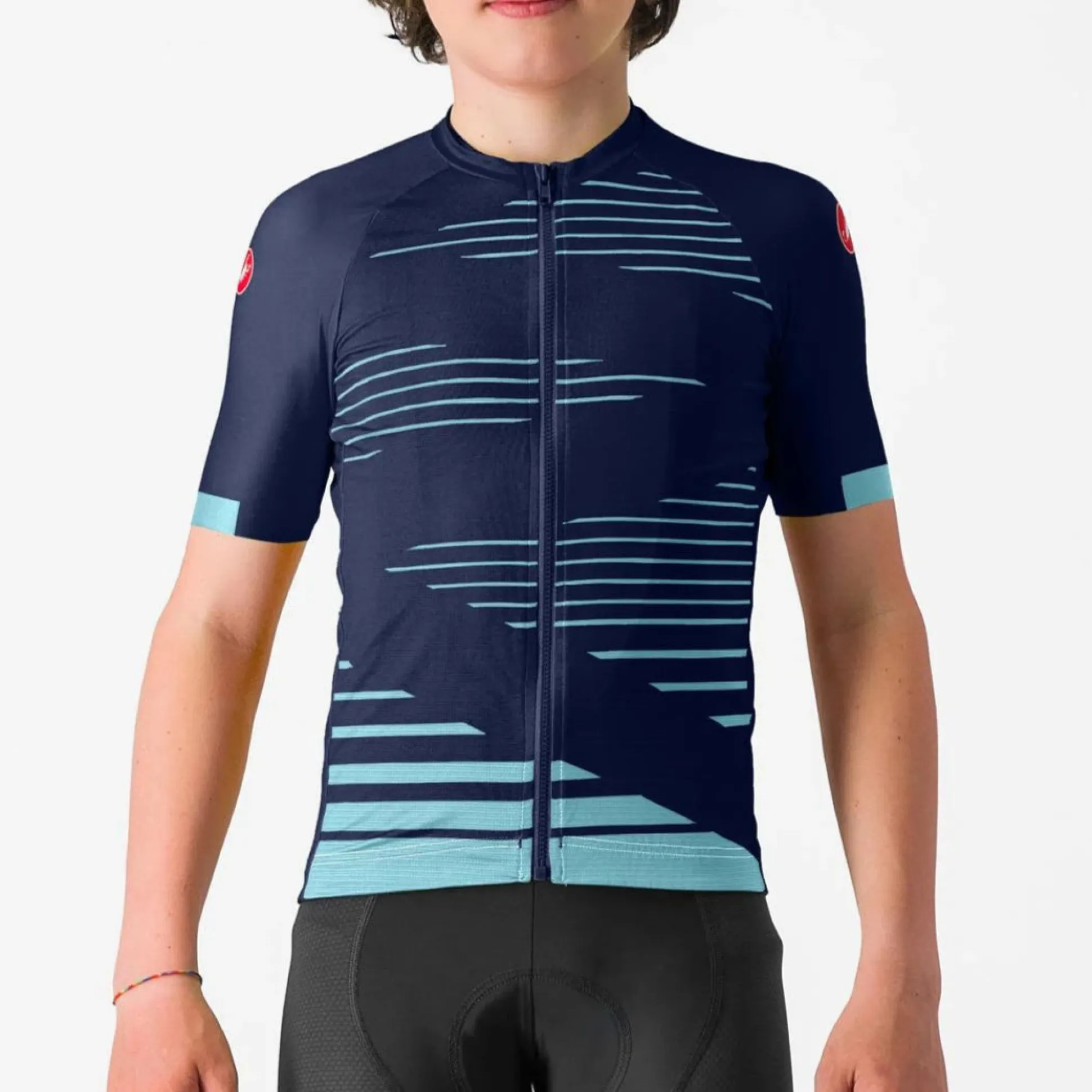 Maglia bambino Castelli Aero - Blu