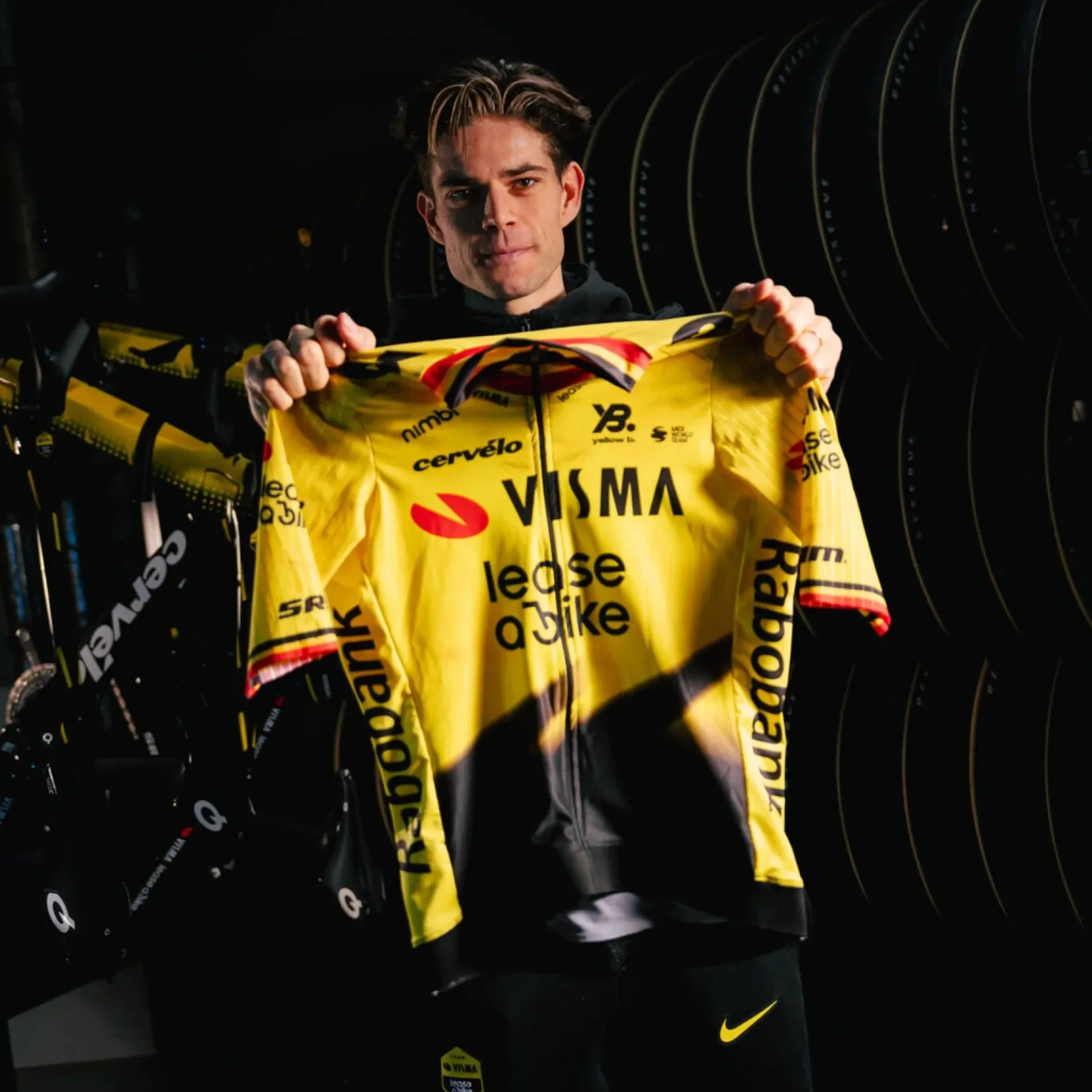 Maglia bambino Team Visma Lease a bike 2026 - Wout Van Aert