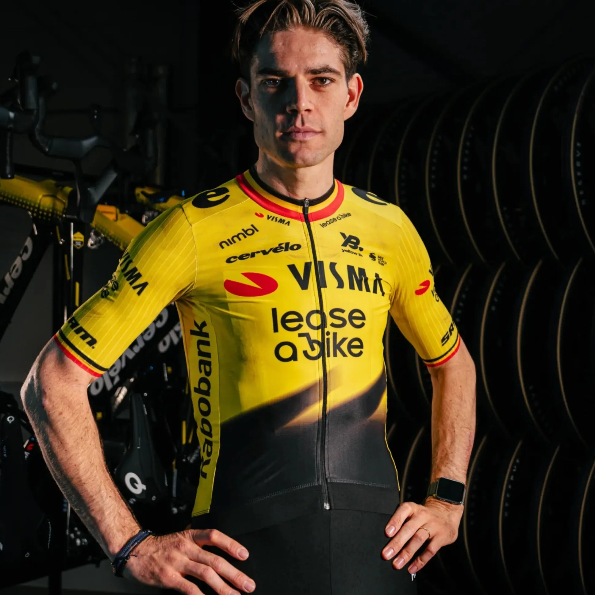 Maglia bambino Team Visma Lease a bike 2026 - Wout Van Aert