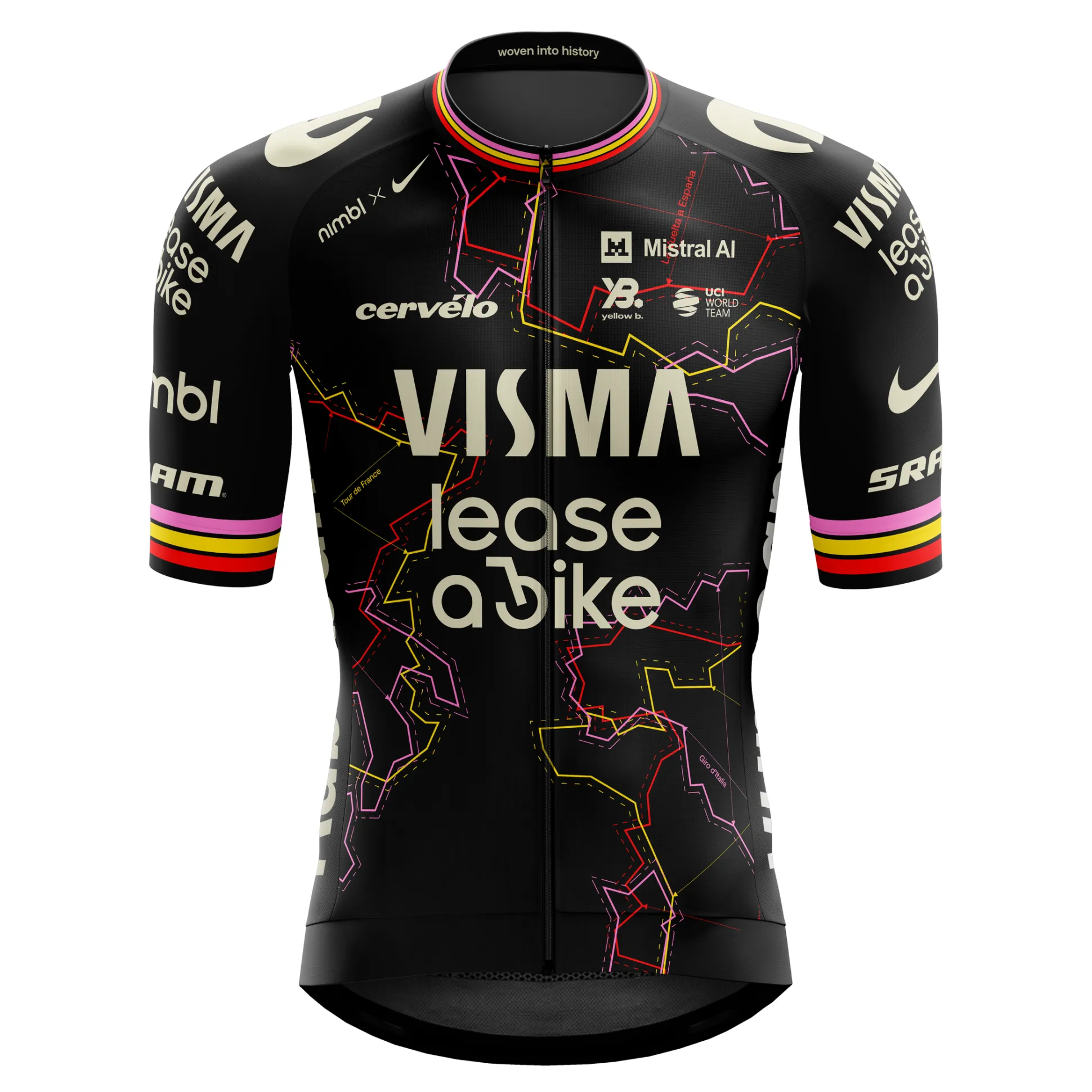 Maglia bambino Team Visma Lease a bike 2026 - Giro Trilogy