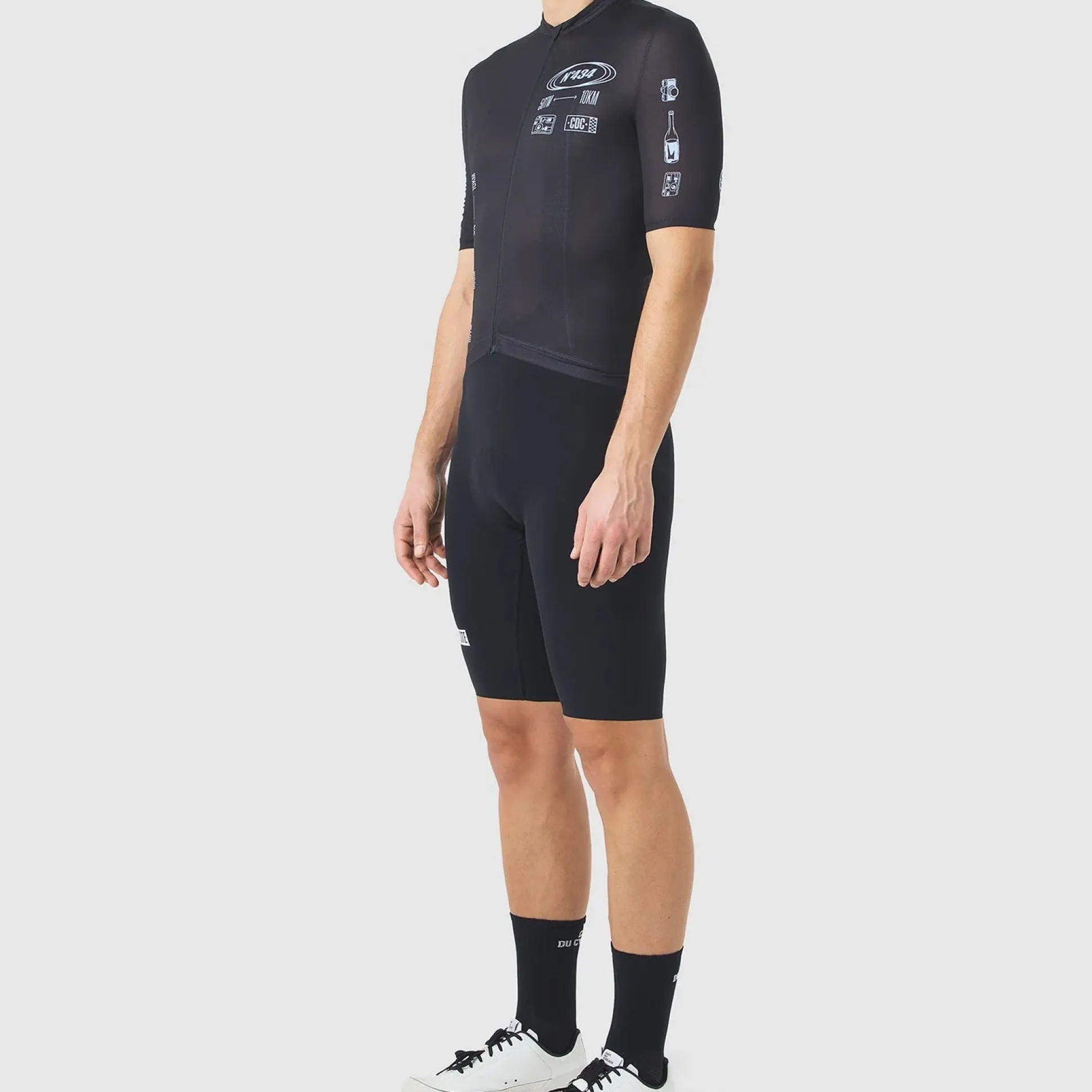 Maglia Cafe du Cycliste Eze - Nero