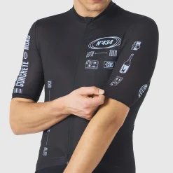 Maglia Cafe du Cycliste Eze - Nero
