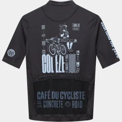 Maglia Cafe du Cycliste Eze - Nero