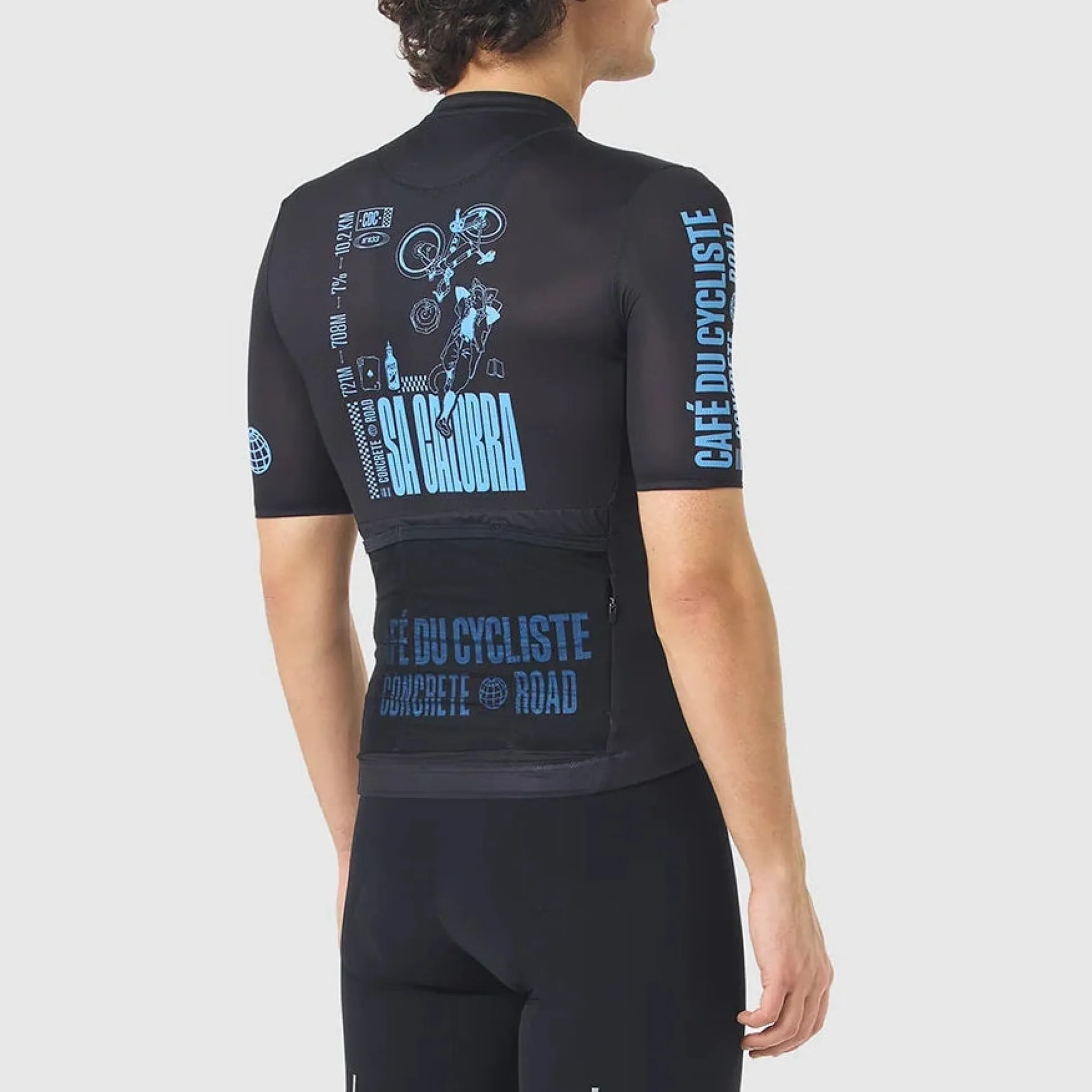 Maglia Cafe du Cycliste Sa Calobra - Nero