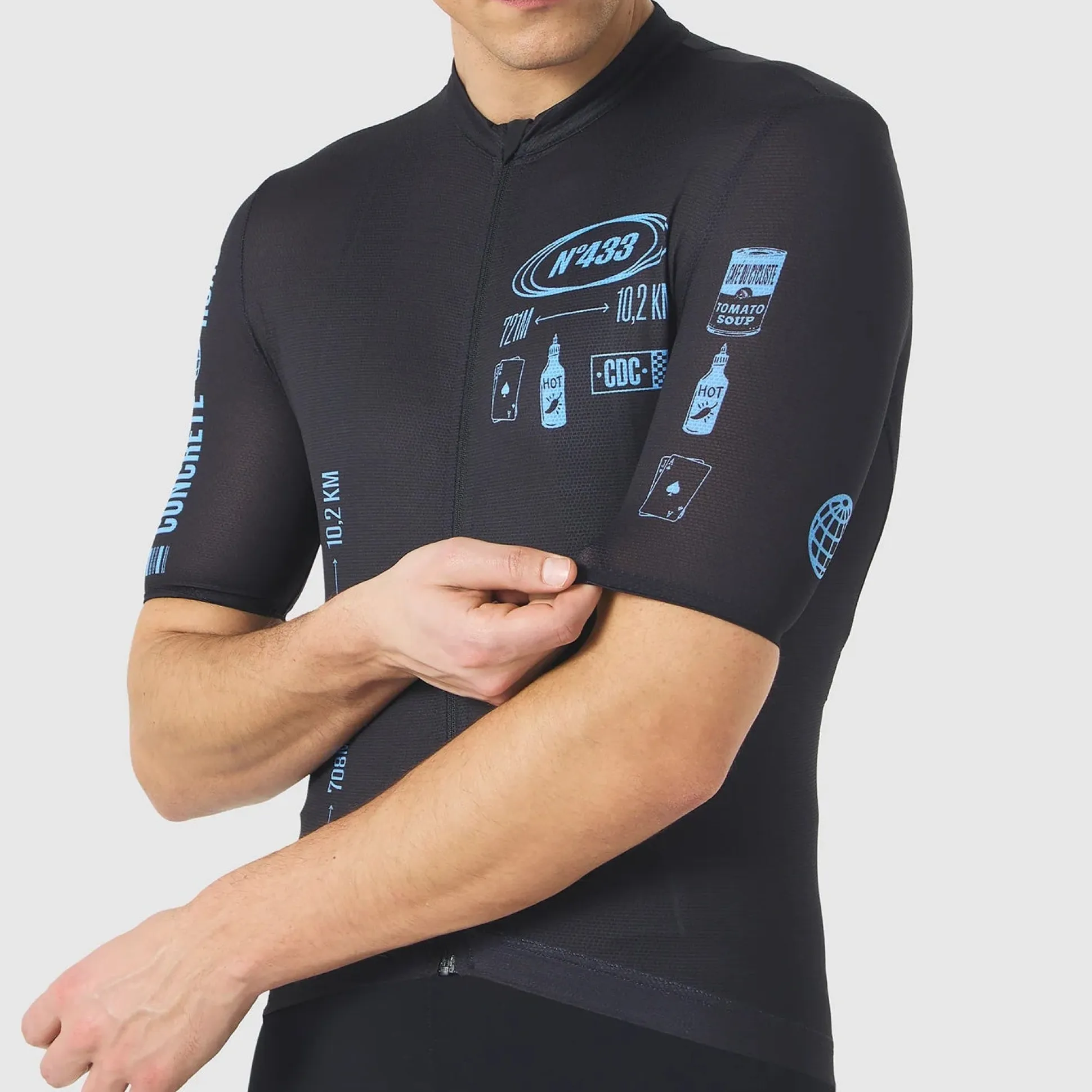 Maglia Cafe du Cycliste Sa Calobra - Nero