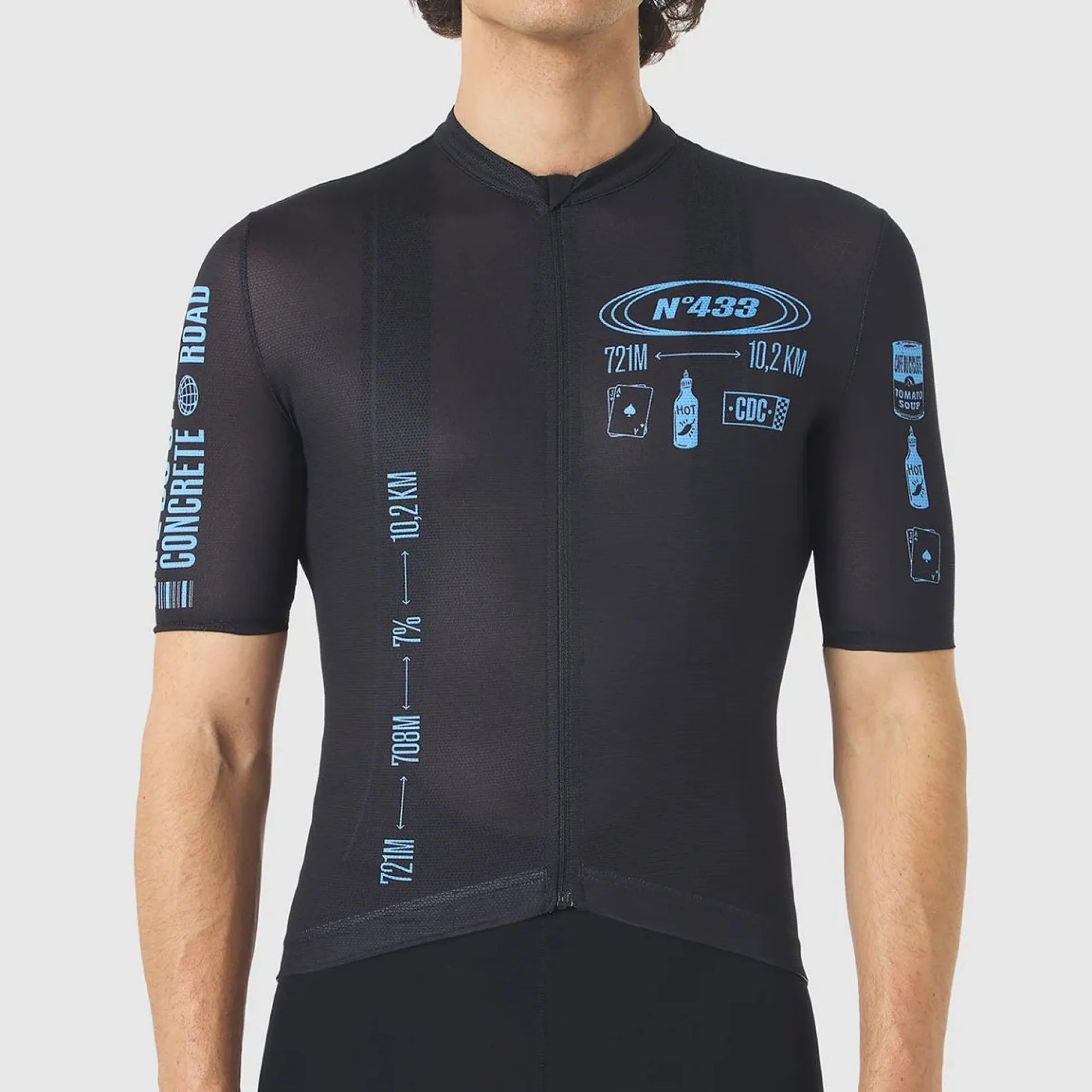 Maglia Cafe du Cycliste Sa Calobra - Nero