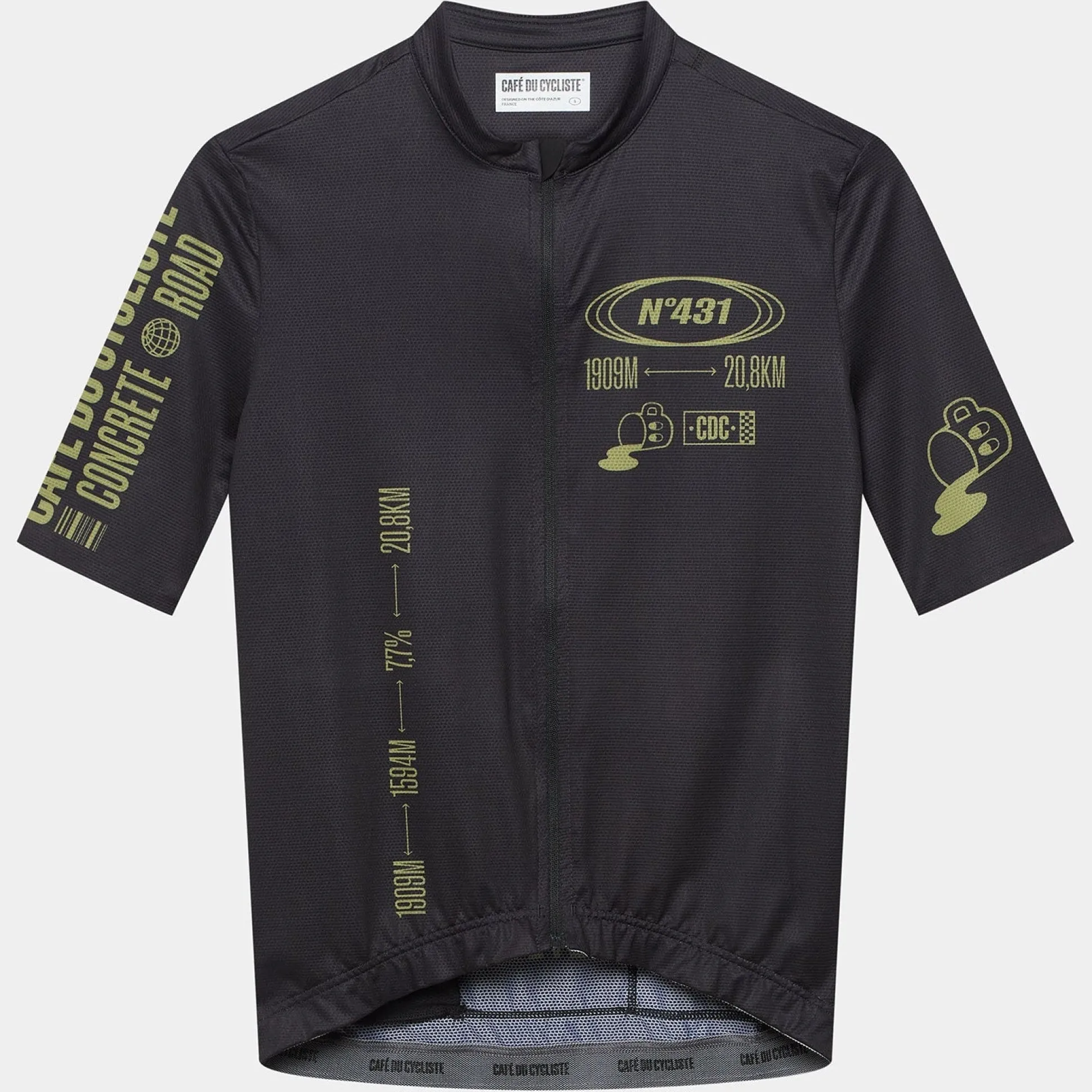 Maglia Cafe du Cycliste Ventoux - Nero