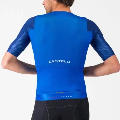 Maglia Castelli Aero Race 8S - Azzurro