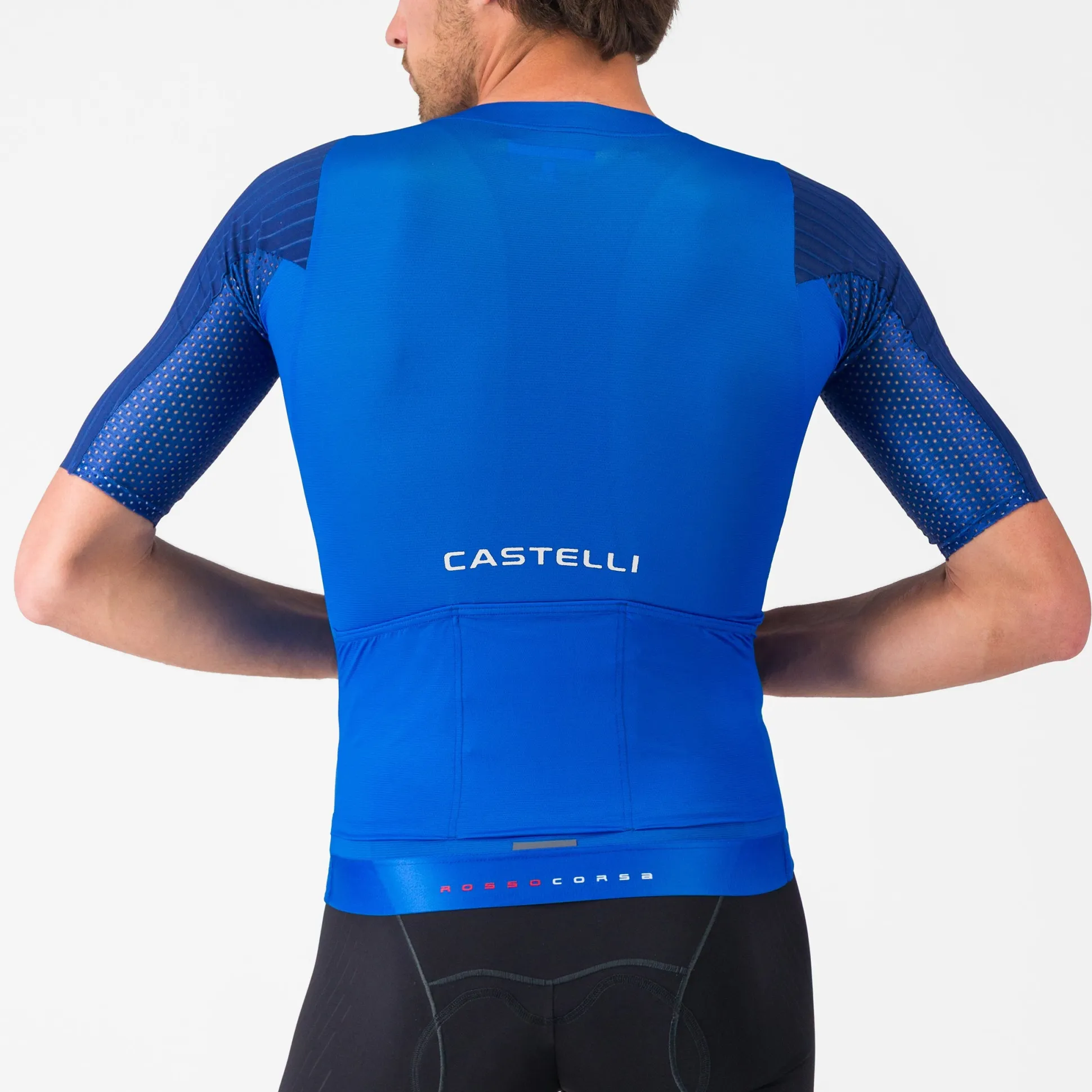 Maglia Castelli Aero Race 8S - Azzurro