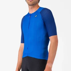 Maglia Castelli Aero Race 8S - Azzurro