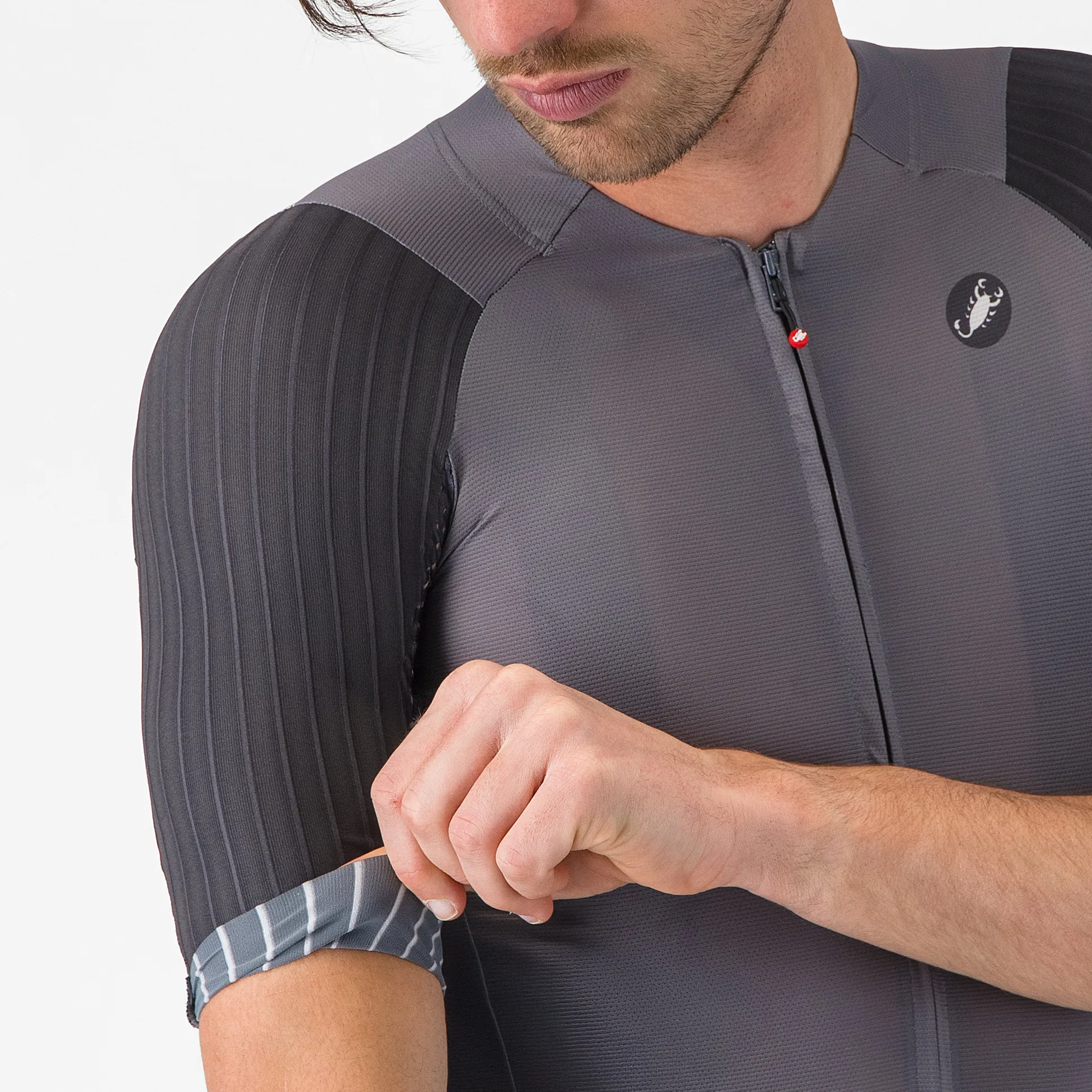 Maglia Castelli Aero Race 8S - Grigio