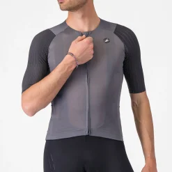 Maglia Castelli Aero Race 8S - Grigio