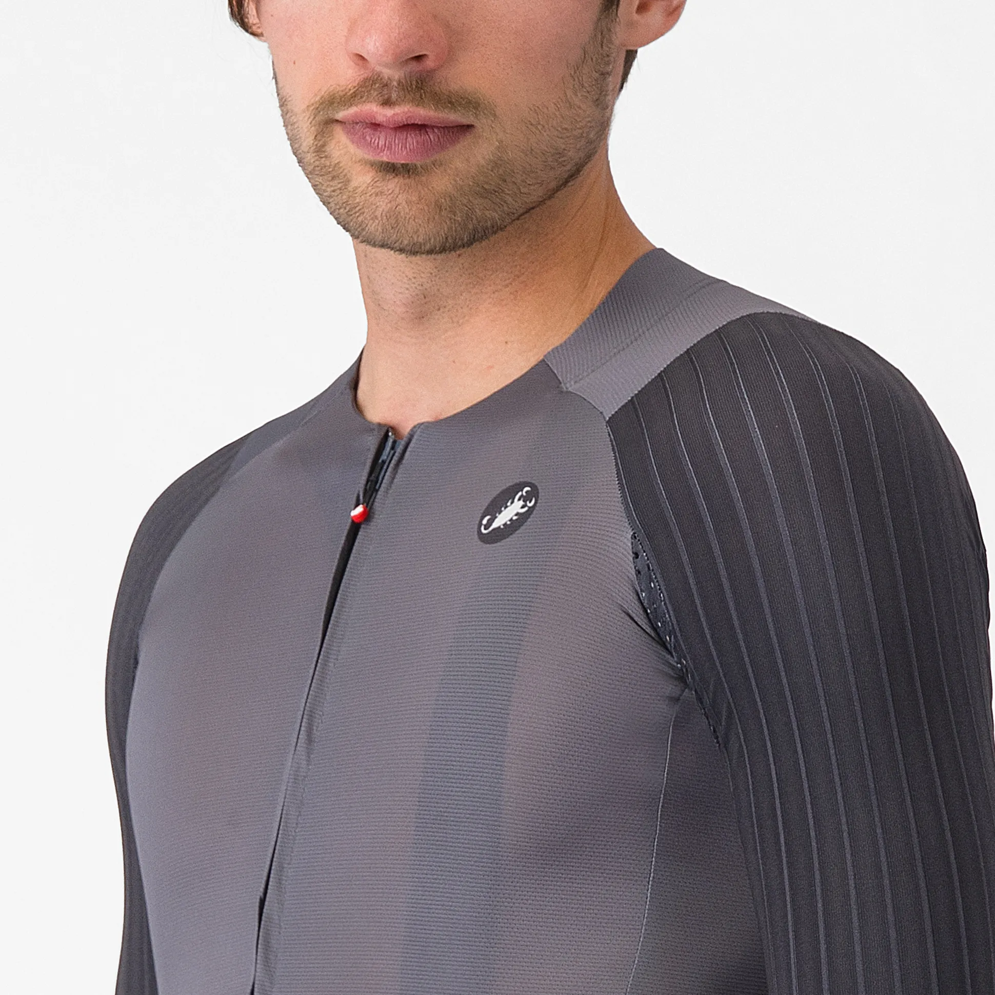 Maglia Castelli Aero Race 8S - Grigio