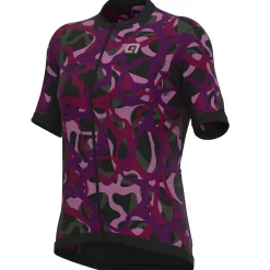 Maglia donna Ale Off Road Woodland - Viola