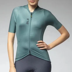 Maglia donna Ale Pragma Color Block Off Road - Verde chiaro