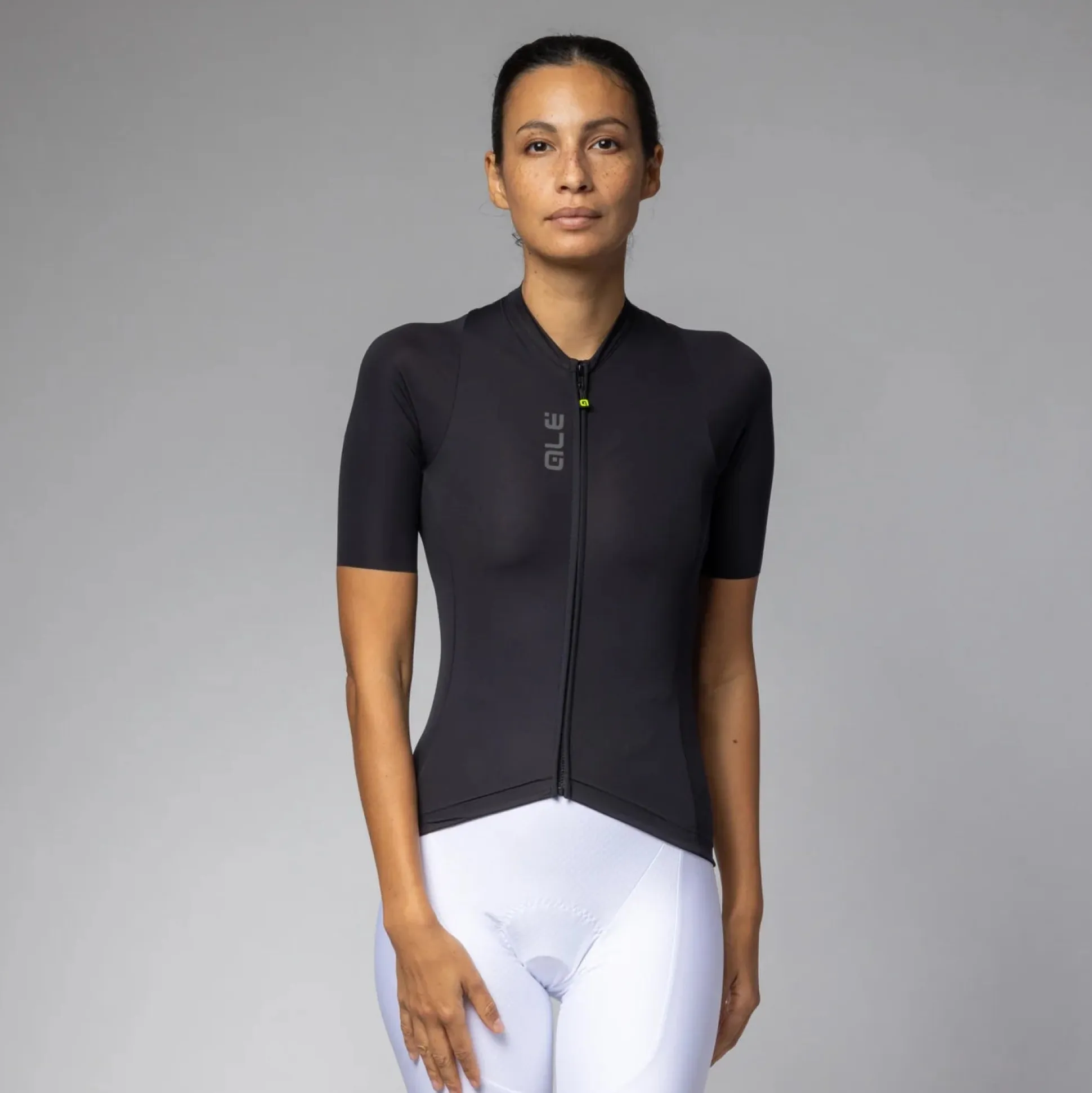 Maglia donna Ale Pragma Color Block - Nero