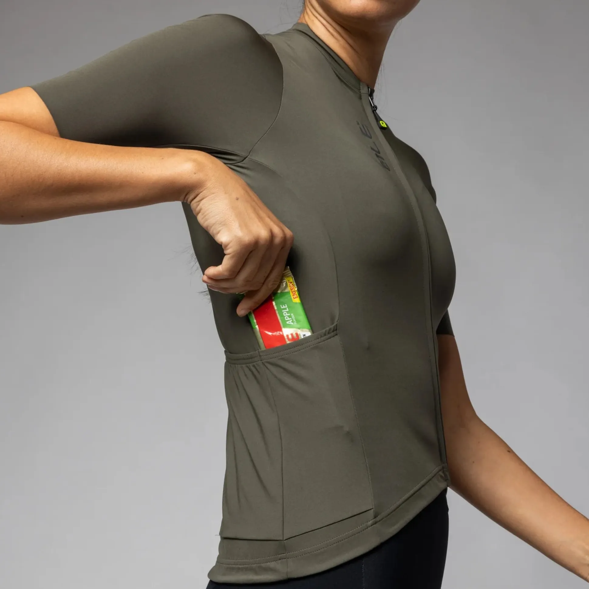 Maglia donna Ale Pragma Color Block Off Road - Verde