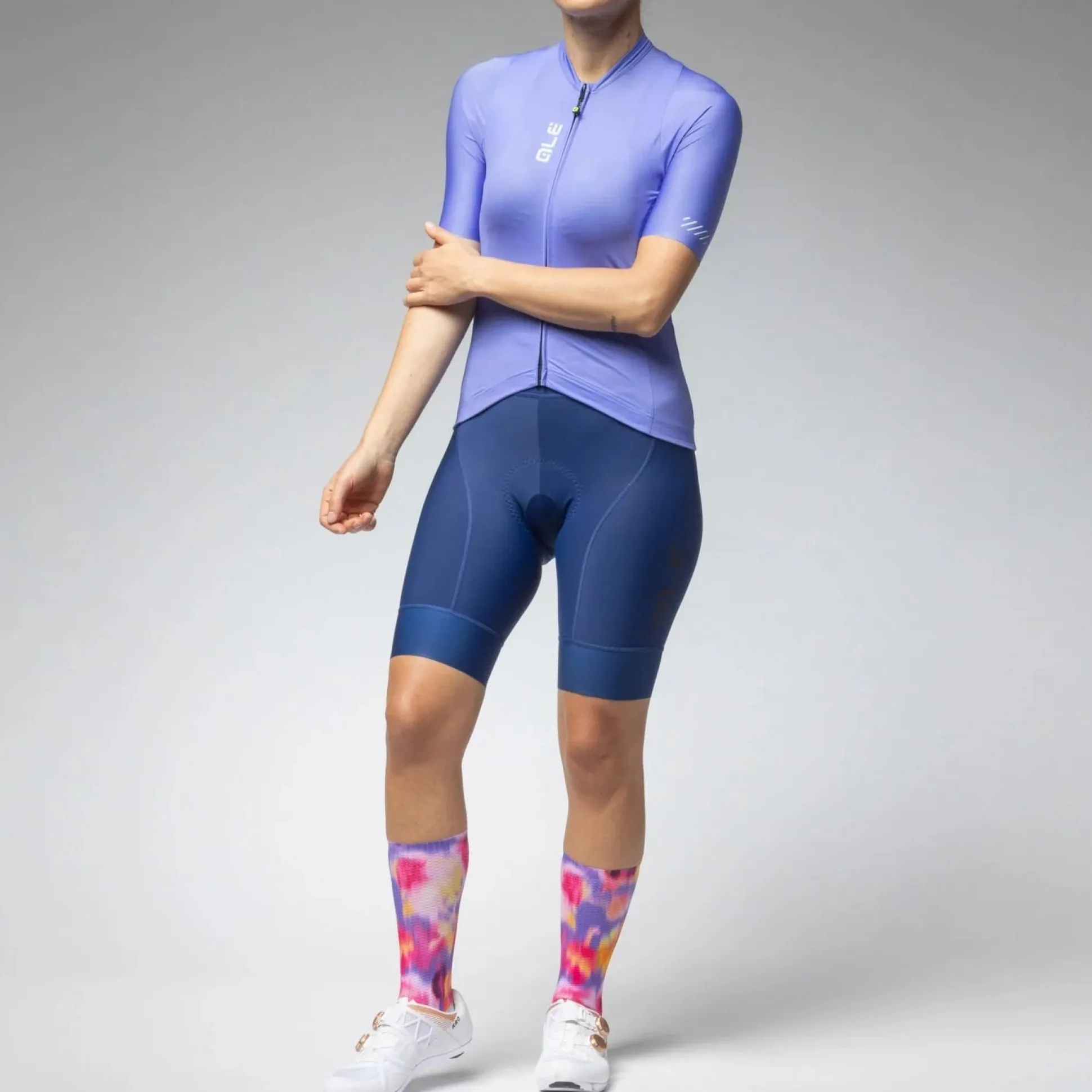 Maglia donna Ale Pragma Color Block - Azzurro