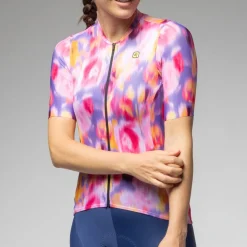 Maglia donna Ale PR-E Jardin 2.0 - Rosa