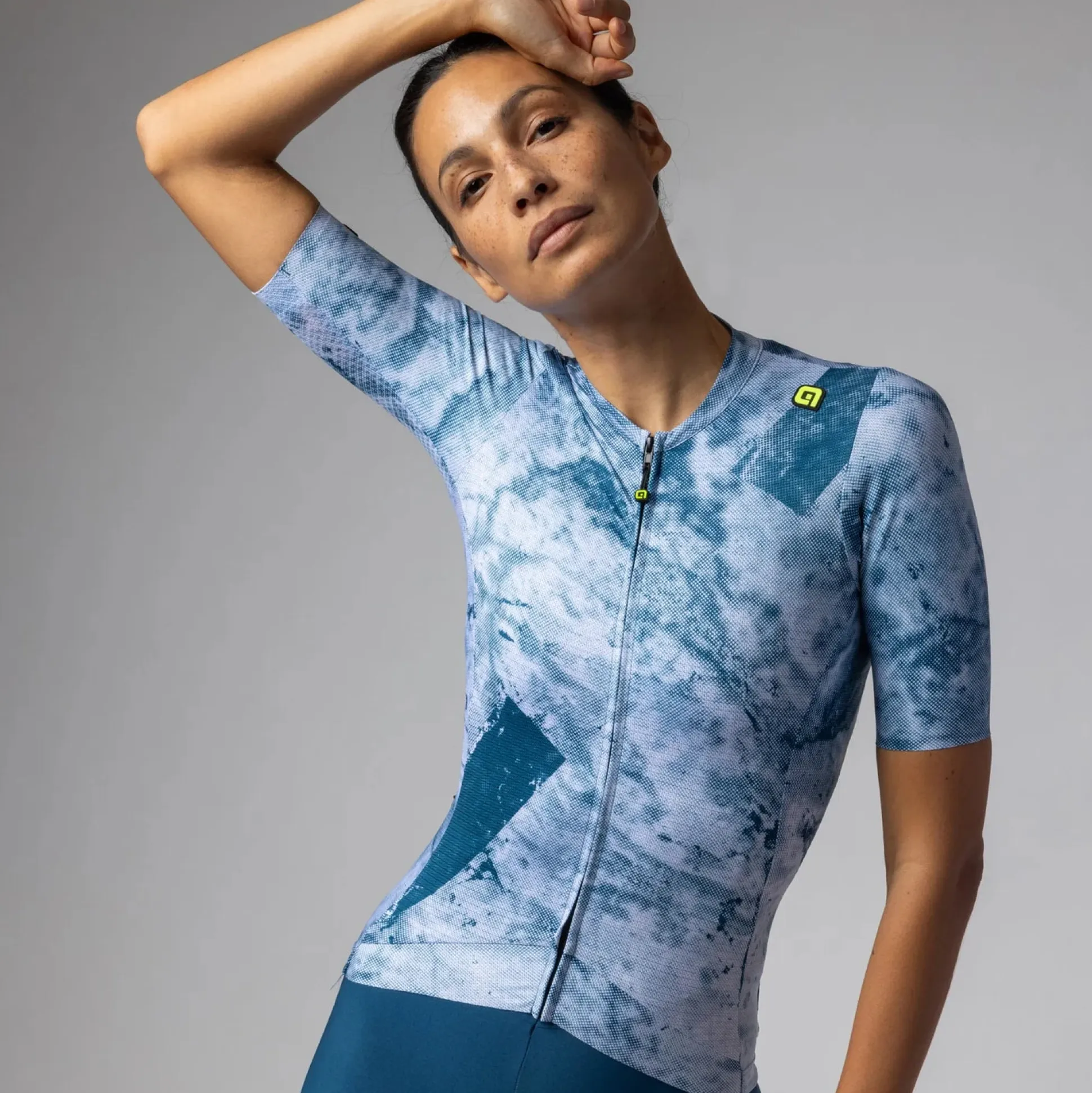 Maglia donna Ale PR-E Marble - Blu