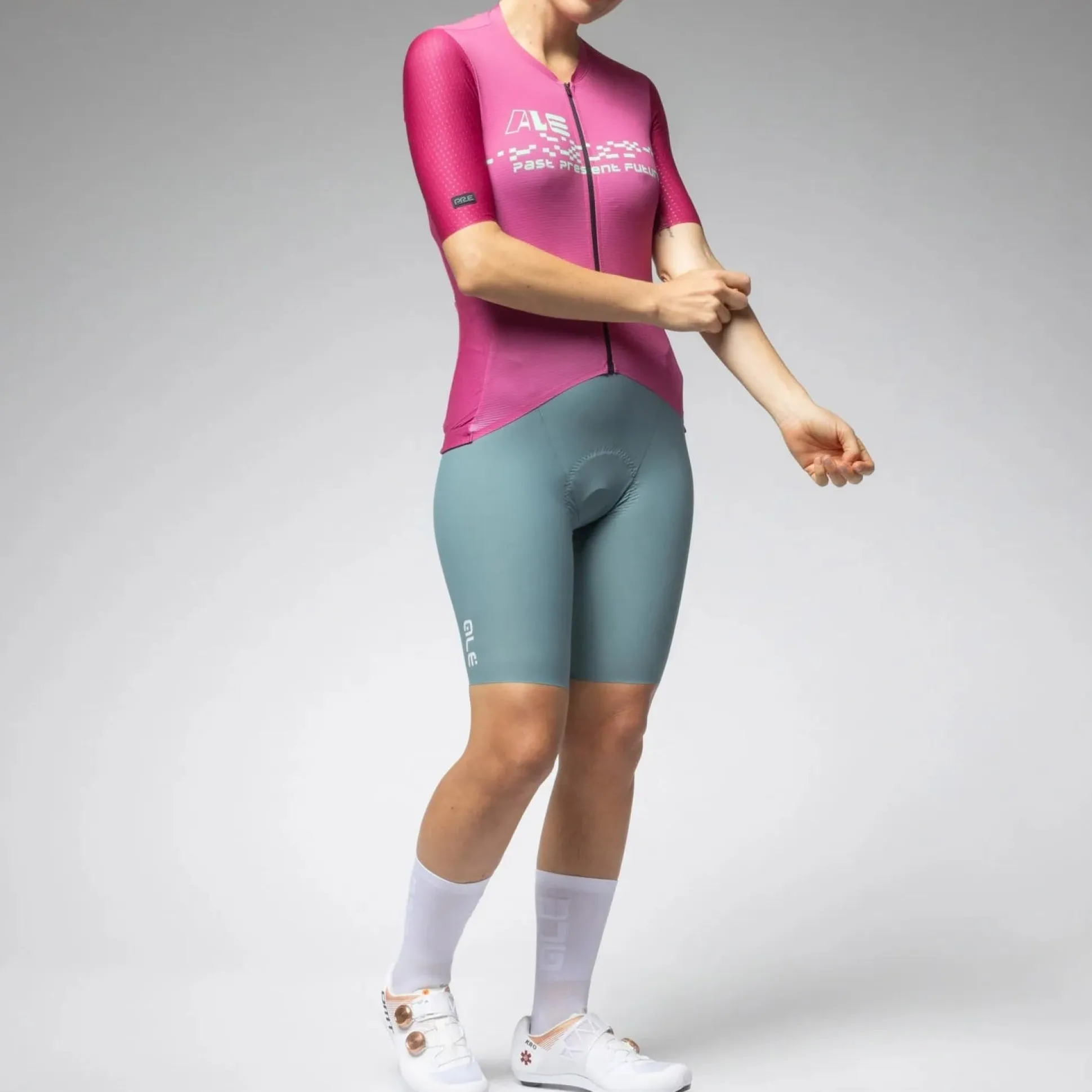 Maglia donna Ale PR-E Megabyte 2.0 - Rosa