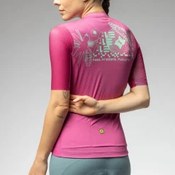 Maglia donna Ale PR-E Megabyte 2.0 - Rosa