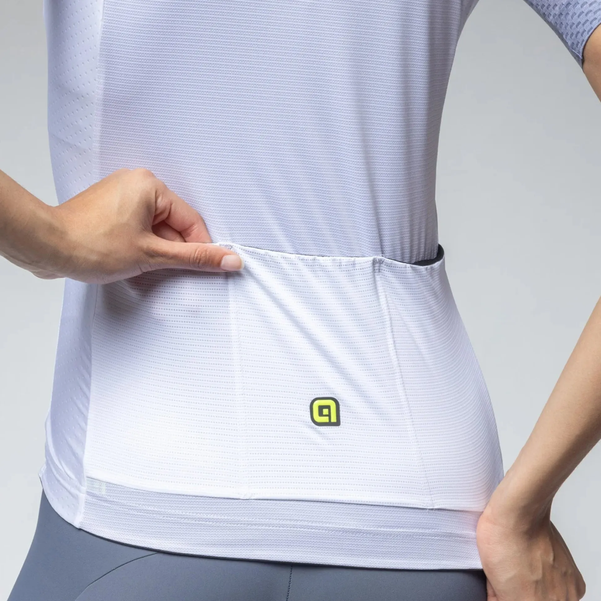 Maglia donna Ale PR-E Megabyte 2.0 - Bianco