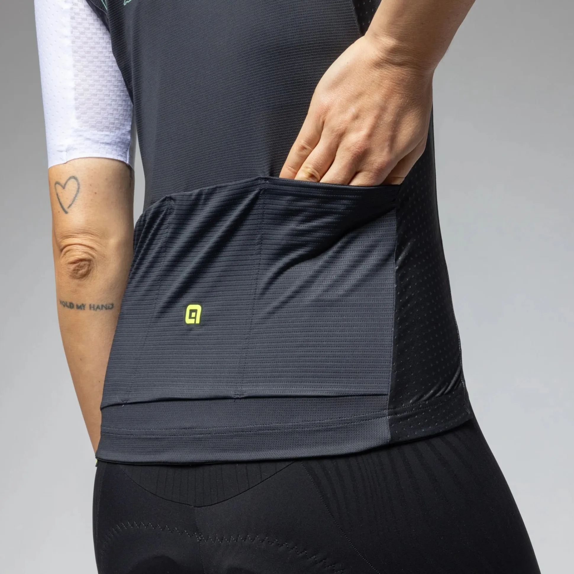 Maglia donna Ale PR-E Megabyte 2.0 - Nero