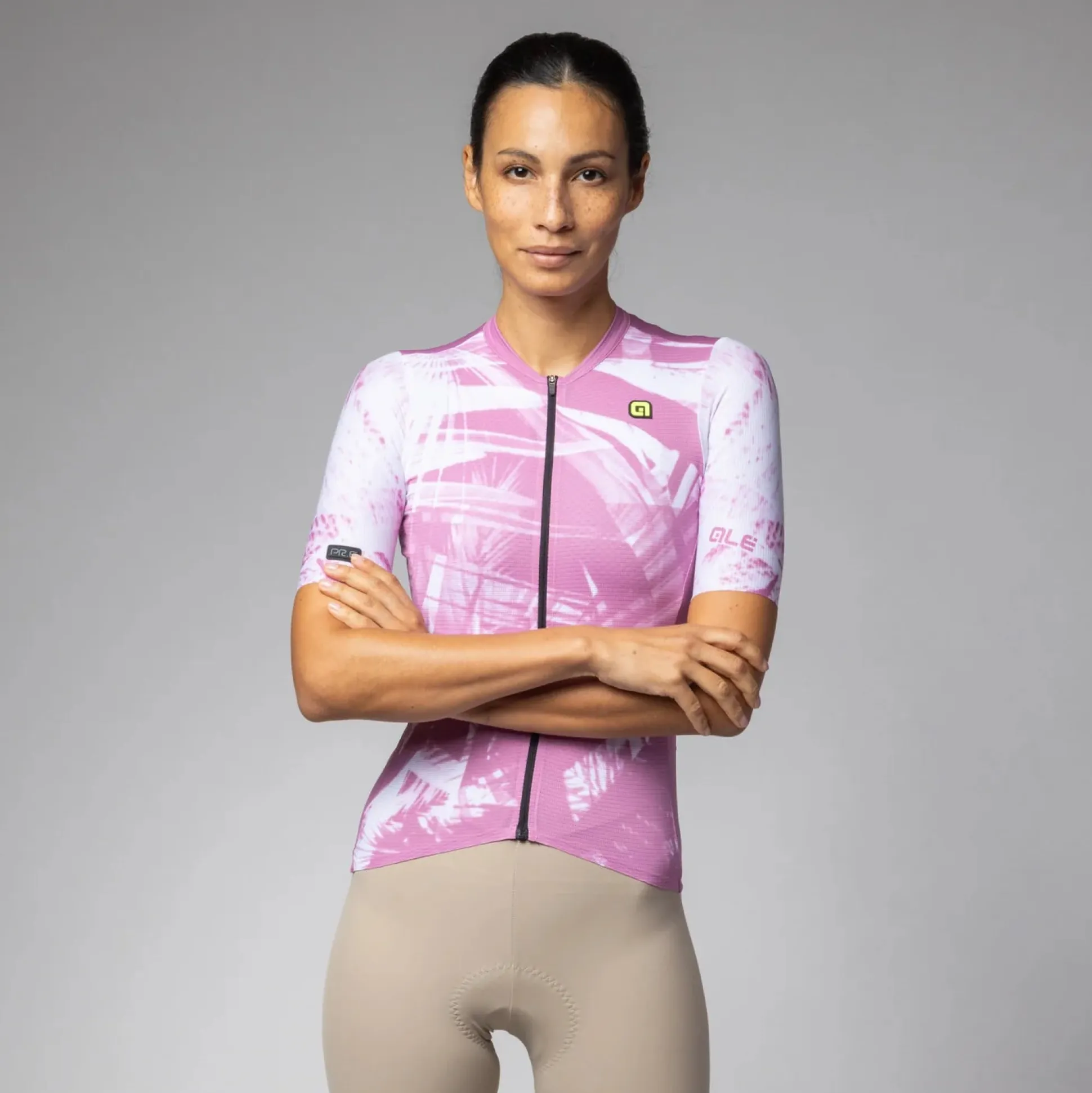 Maglia donna Ale PR-E Palm - Rosa
