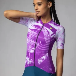 Maglia donna Ale PR-E Palm - Viola