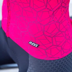 Maglia donna Ale R-EV1 Velocity - Bordeaux