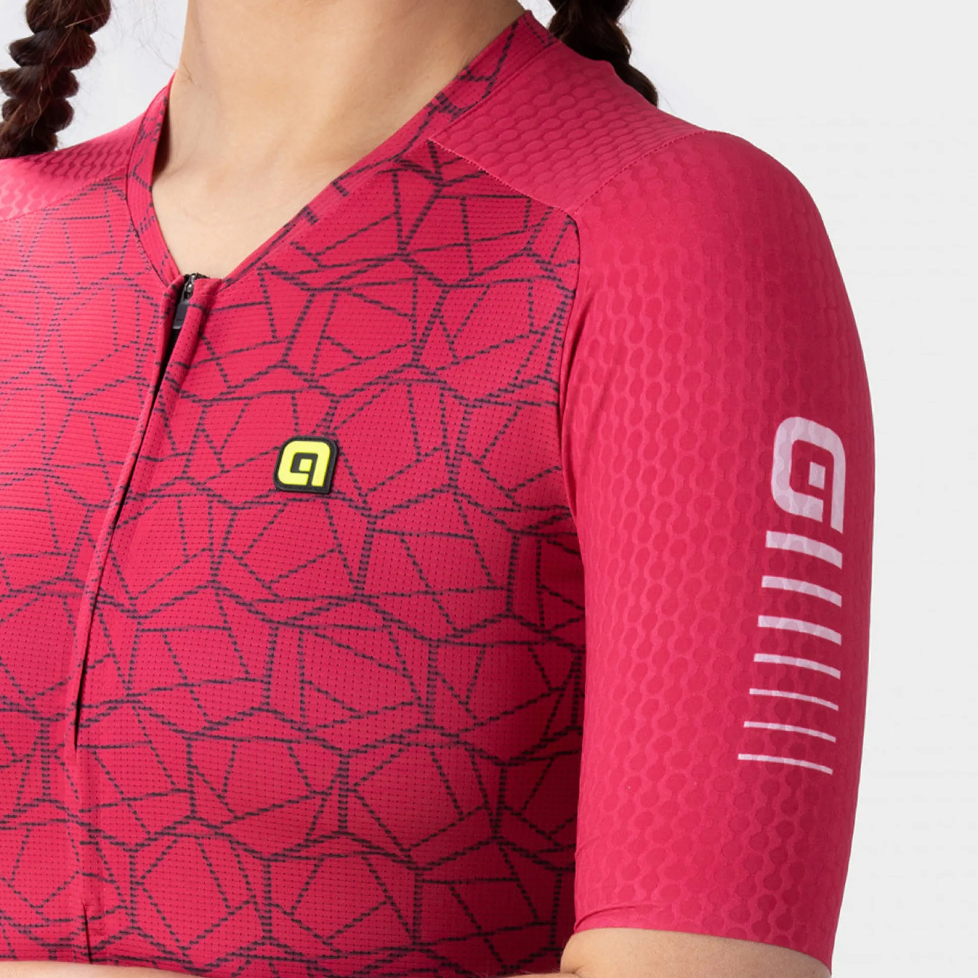Maglia donna Ale R-EV1 Velocity - Bordeaux