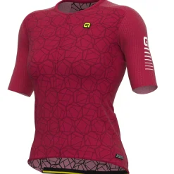Maglia donna Ale R-EV1 Velocity - Bordeaux