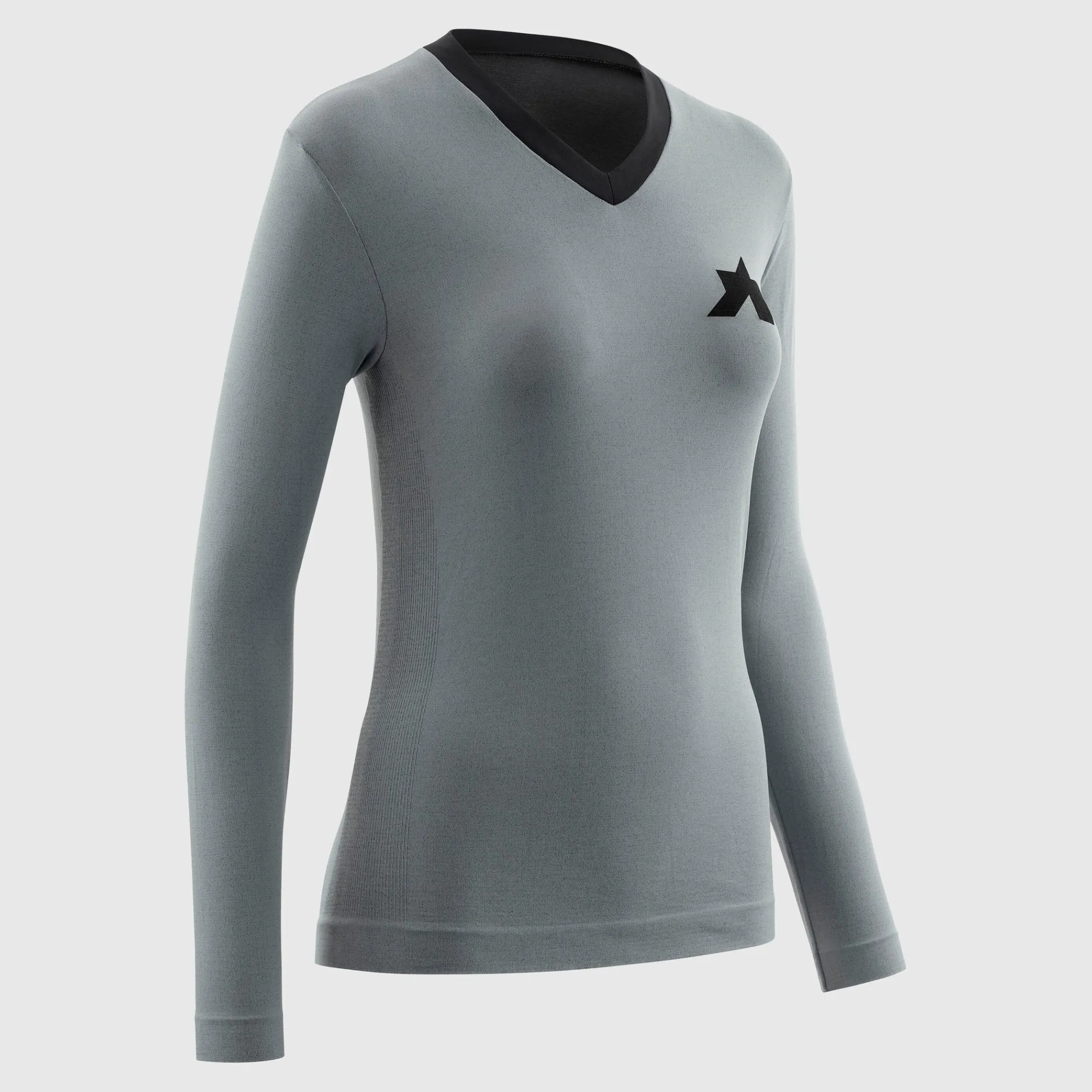 Maglia donna Assos maniche lunghe Tactica Tech T5 - Grigio